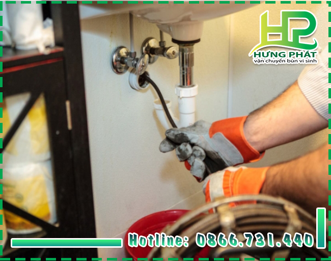 Dịch vụ thông bồn rửa chén bị nghẹt Hưng Phát