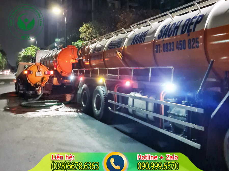 Dịch vụ thu gom b&ugrave;n thải c&ocirc;ng nghiệp